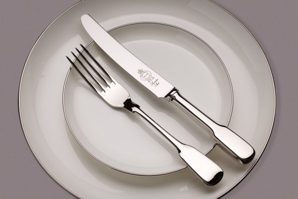 Plain Fiddle Silver Plated Flatware