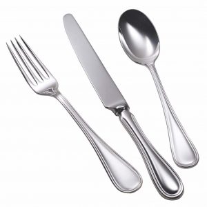 English Thread Sterling Silver Flatware - 7-piece-place-setting