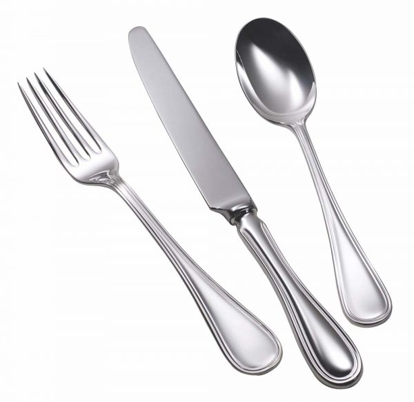 English Thread Sterling Silver Flatware