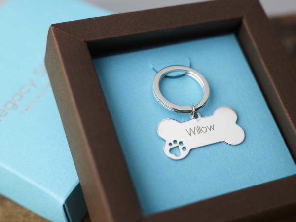 Sterling Silver Dog Collar Tag