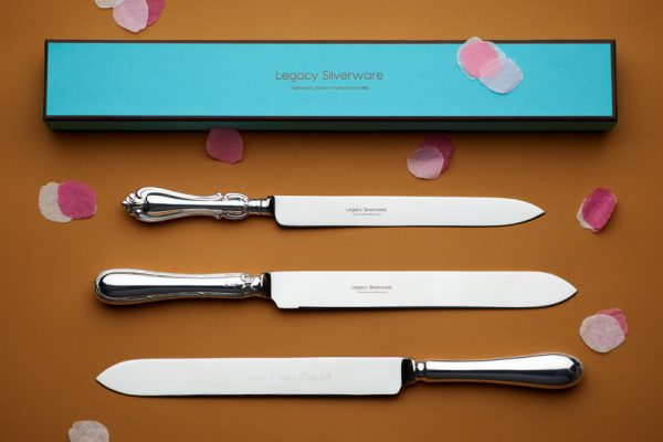 Pistol Silver Plated Wedding Cake Knife - Image 2