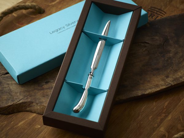Pistol Silver Plated Letter Opener - Image 2