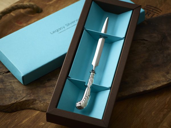 Fancy Pistol Hallmarked Sterling Silver Letter Opener - Image 2