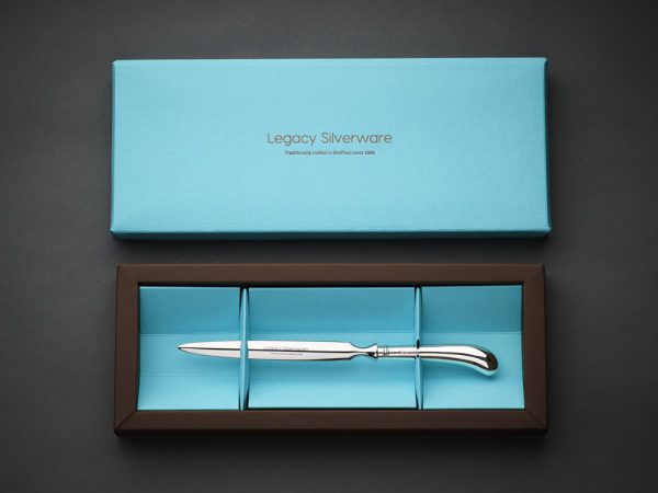 Pistol Silver Plated Letter Opener
